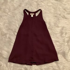 LOFT muted purple top size M